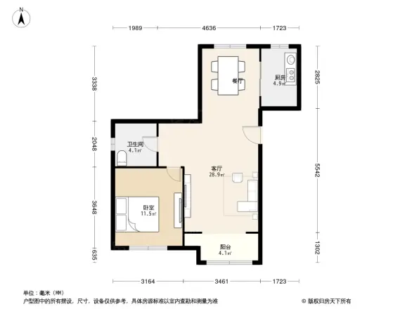 复地湖滨广场户型图