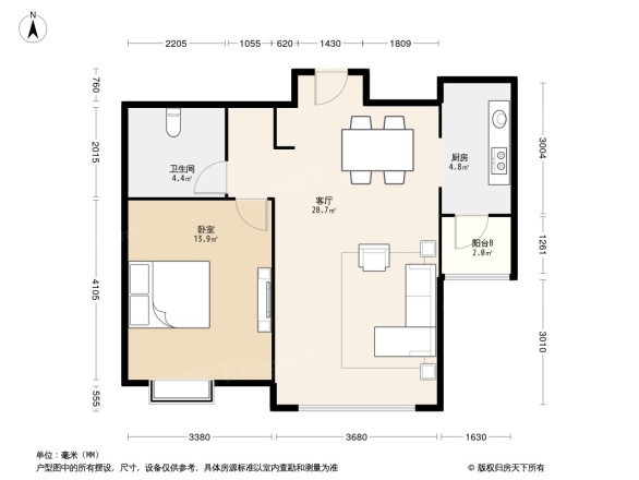海逸长洲瀚景园户型图