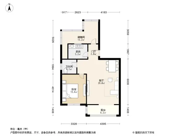 美丽心殿户型图