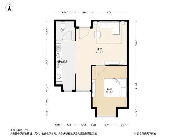 米兰阳光户型图