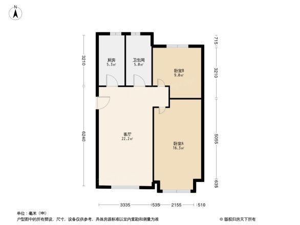 滨雅花园户型图