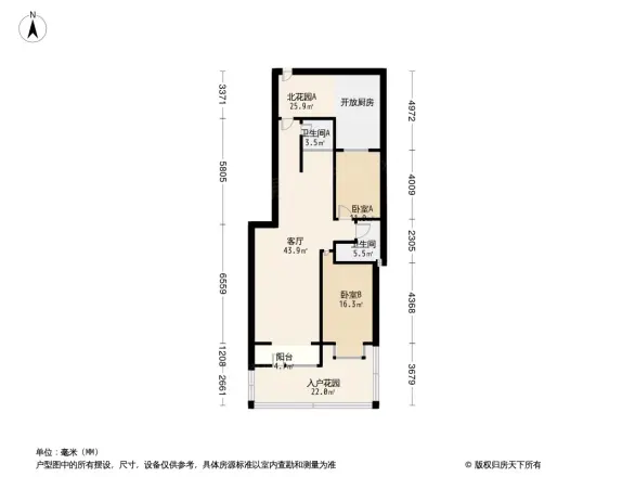 大地十二城碧湖园户型图