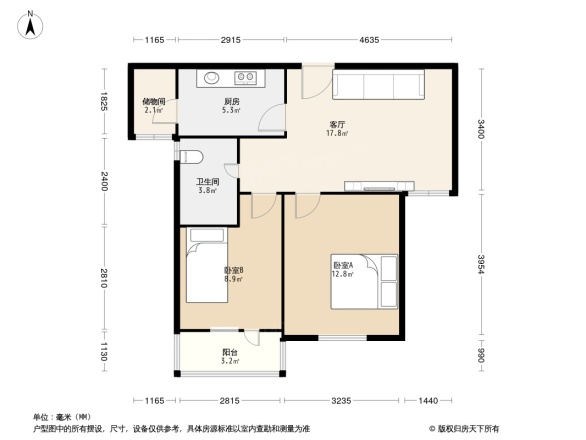滨海欣嘉园户型图
