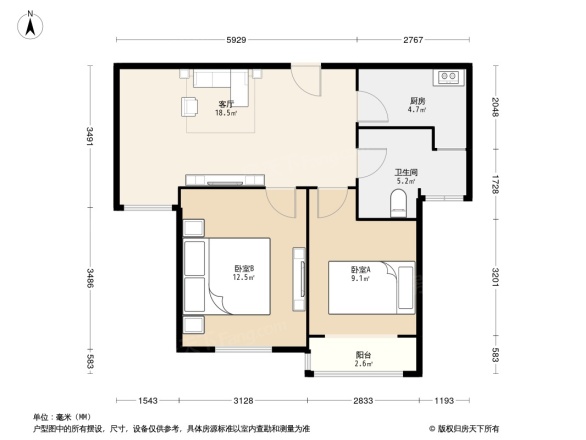 滨海欣嘉园户型图
