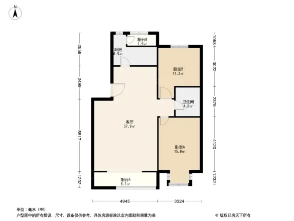 大地十二城碧湖园户型图