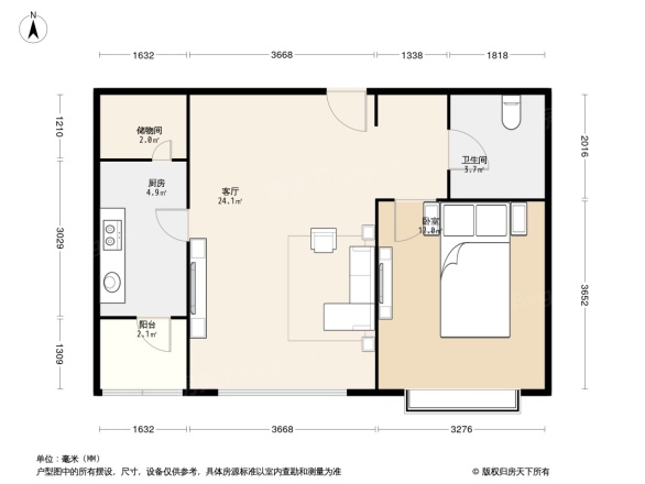 富力城天霖园户型图