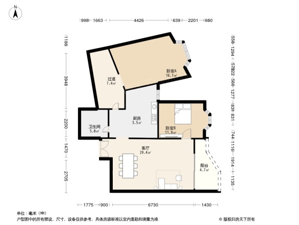 维一星城户型图