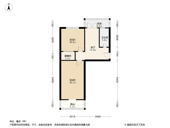 气象北里户型图