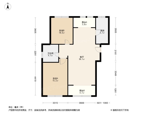 世茂茂悦府户型图