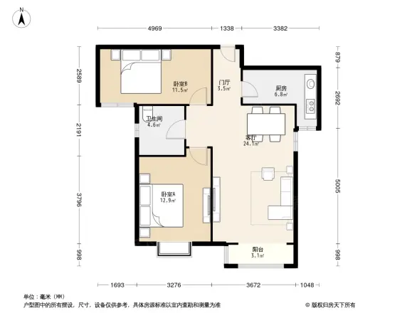 太阳城金旭园户型图