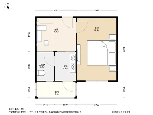 气象北里户型图