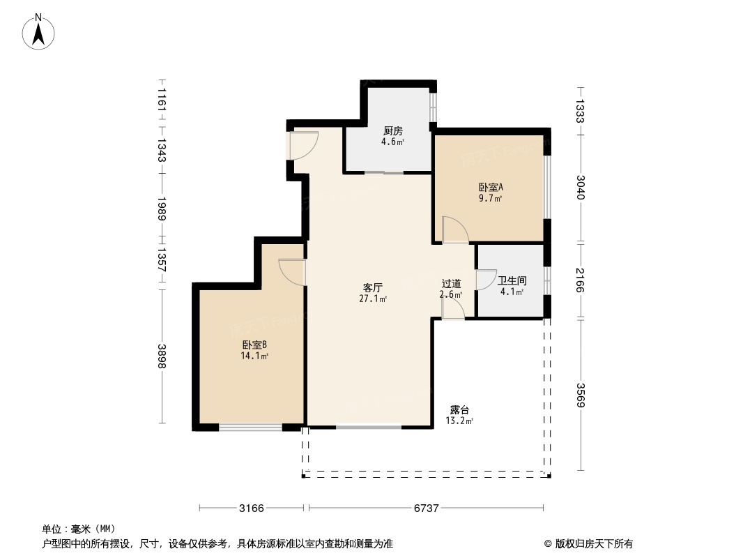 户型图2/3