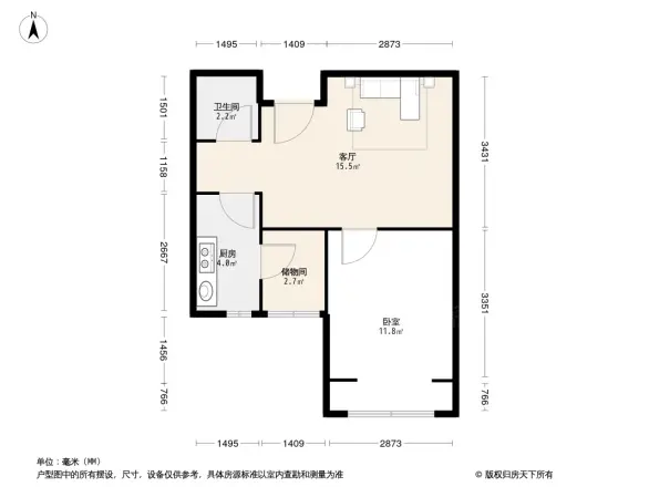 米兰阳光户型图