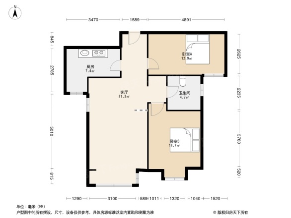 太阳城金旭园户型图