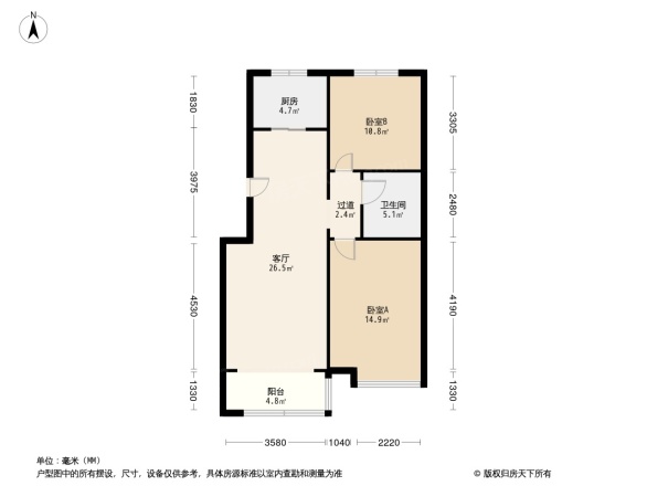 世茂茂悦府户型图