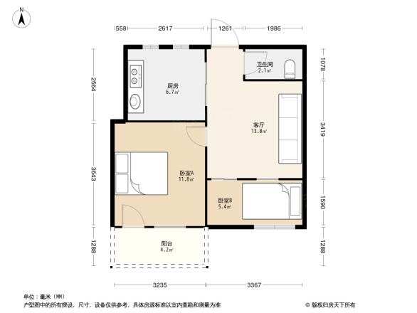 银湖花园户型图