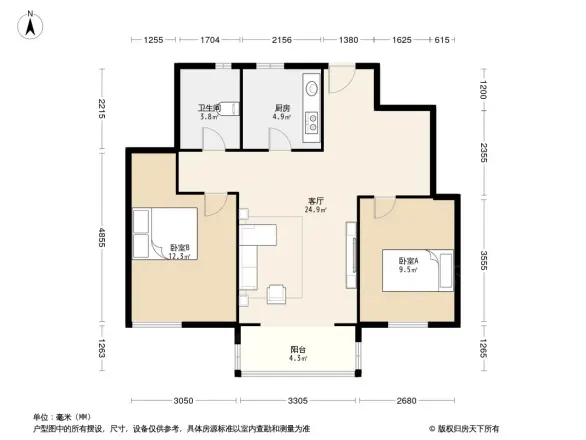 意境兰庭户型图