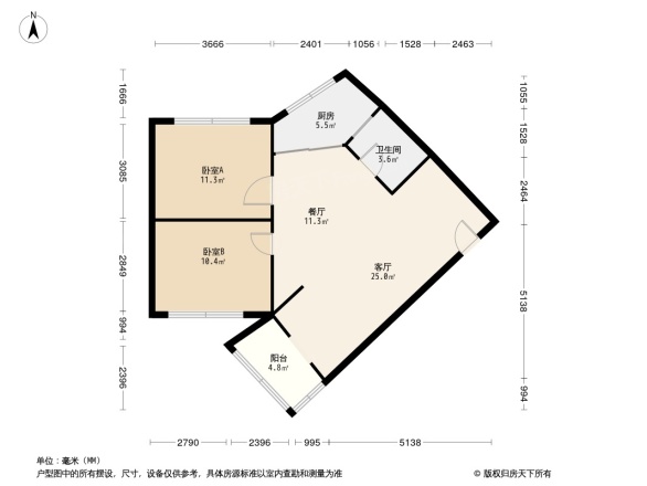 川航佳园户型图