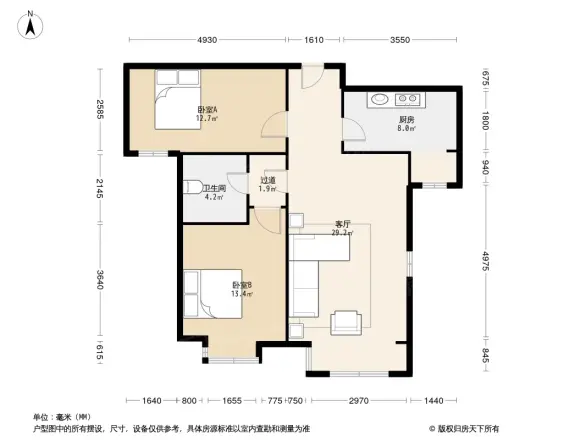 太阳城金旭园户型图