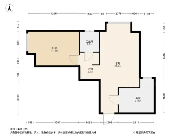 中新城上城一期龙亭家园户型图