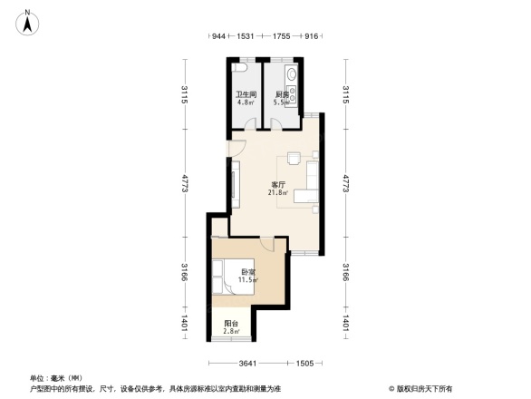 天房美域兰庭户型图