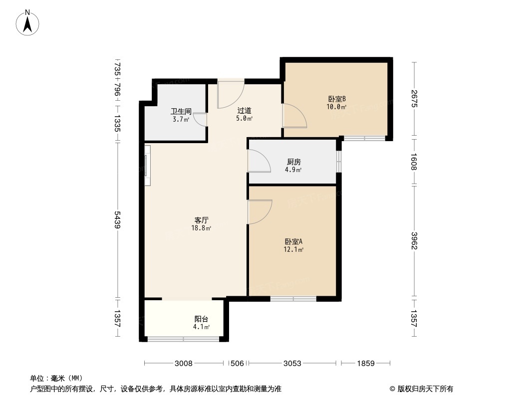 户型图2/3