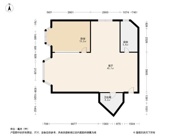 长富花园户型图