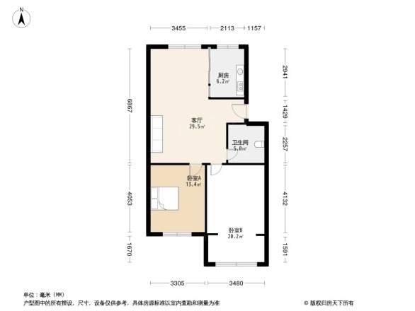 天富花苑户型图