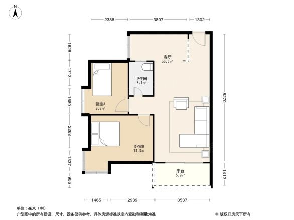 康丽花苑户型图