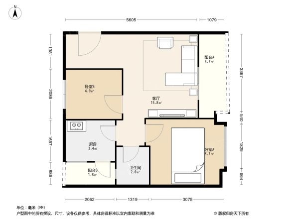 康丽花苑户型图