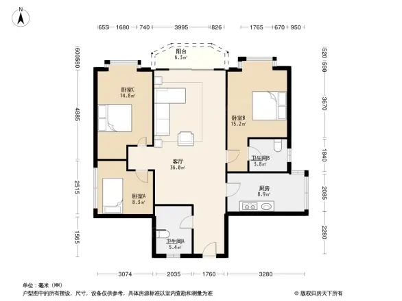 岷江华庭户型图
