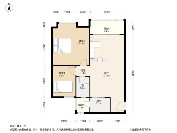 康丽花苑户型图