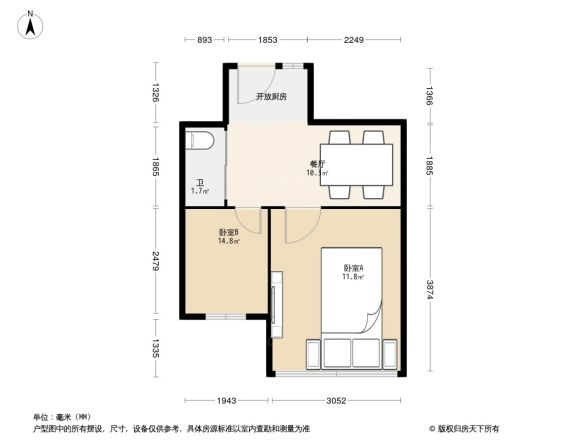 河罕上户型图