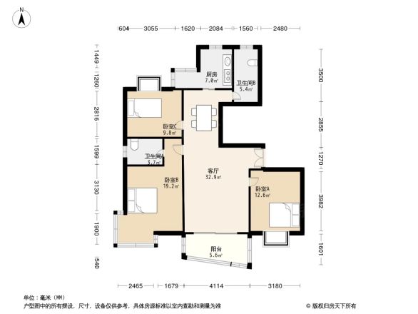 宝业馨康苑户型图