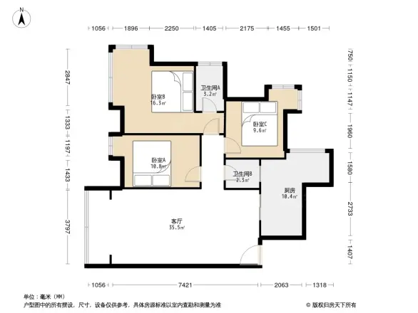 国栋南园二号户型图