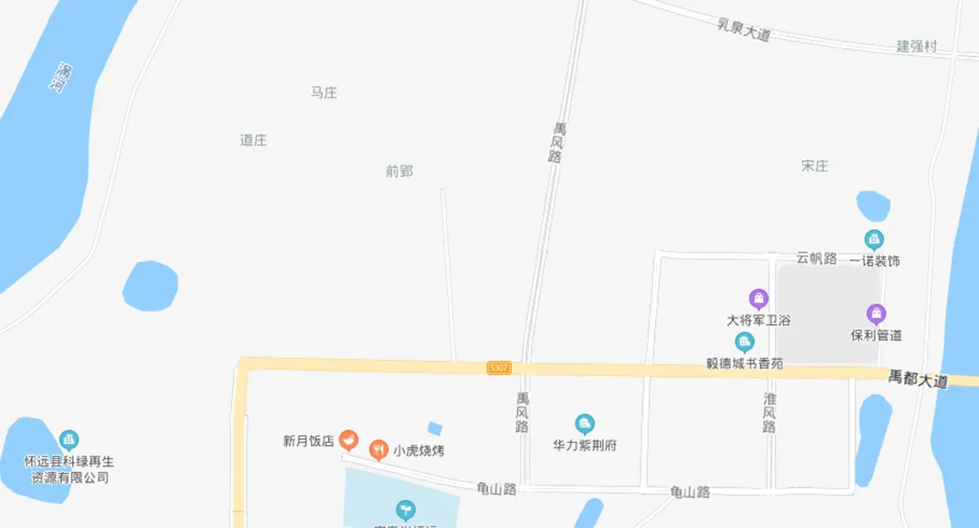 华禹君悦府交通图