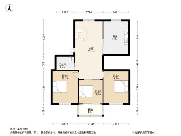 育秀四区户型图