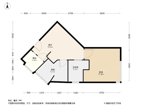绿地海怡公寓户型图