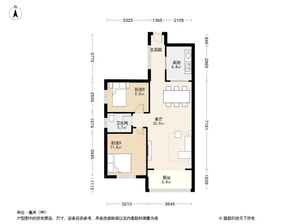 三景华御户型图