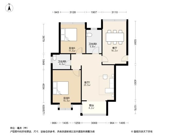 长潭佳园户型图