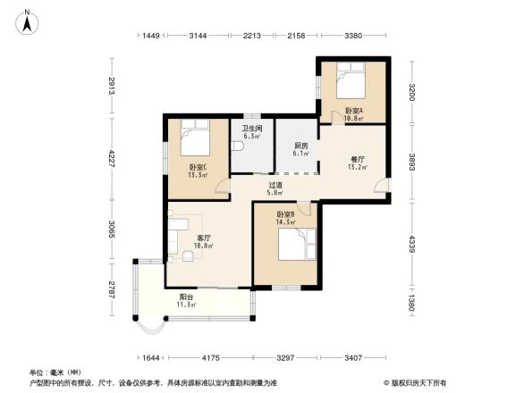 开隆公寓户型图