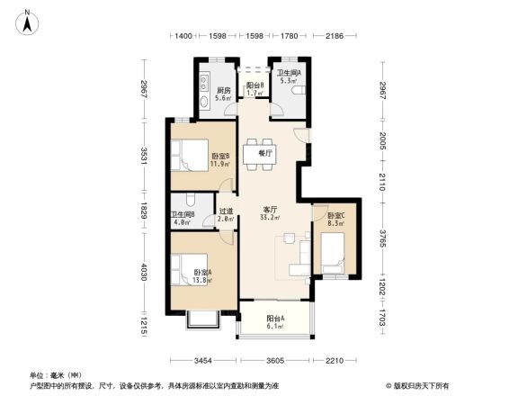 静安阳光名都户型图