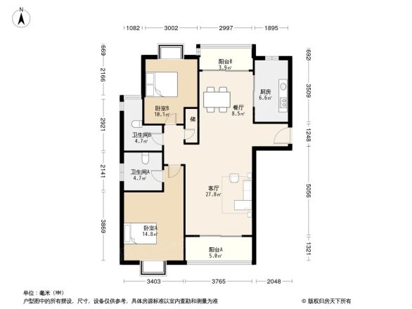 凯旋华庭户型图