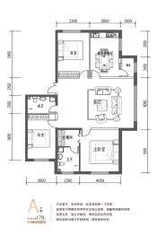 学府经典3室2厅1厨2卫建面179.0㎡