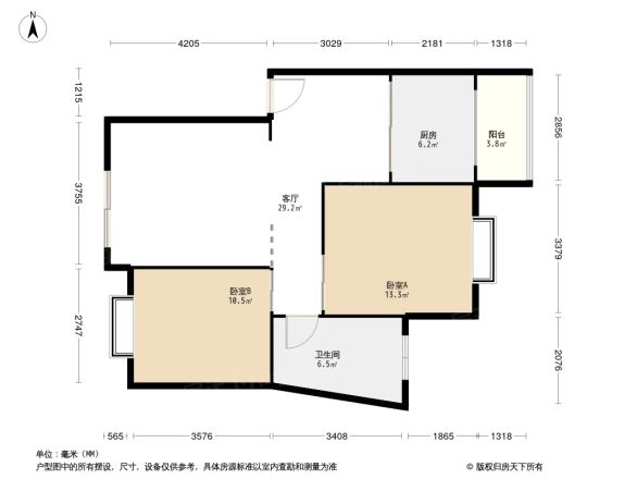 丽水青城银杏苑户型图