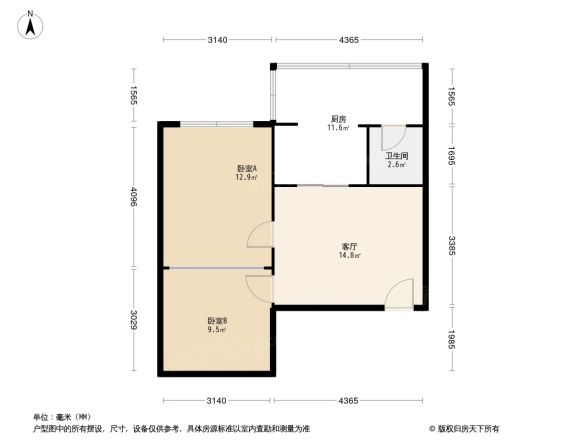 文苑路70号院户型图