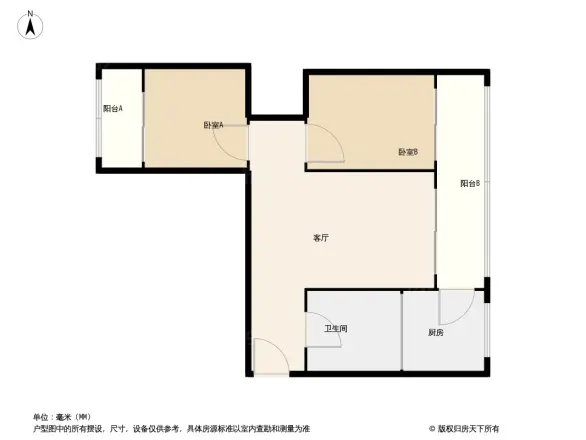 老马路6号院户型图