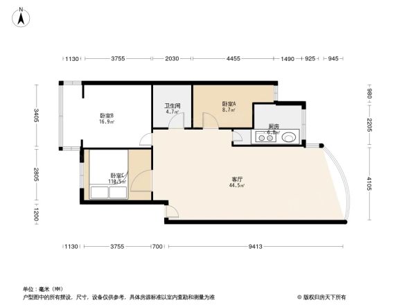 格林花园户型图