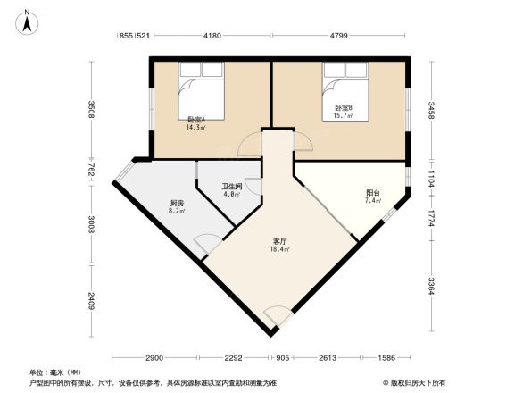 金城商住楼户型图