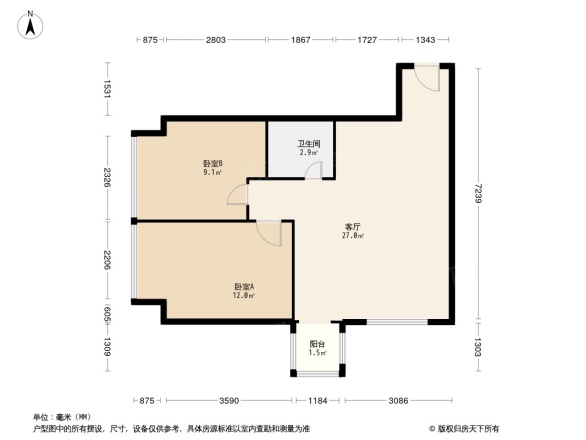 中铁瑞景汇中心户型图